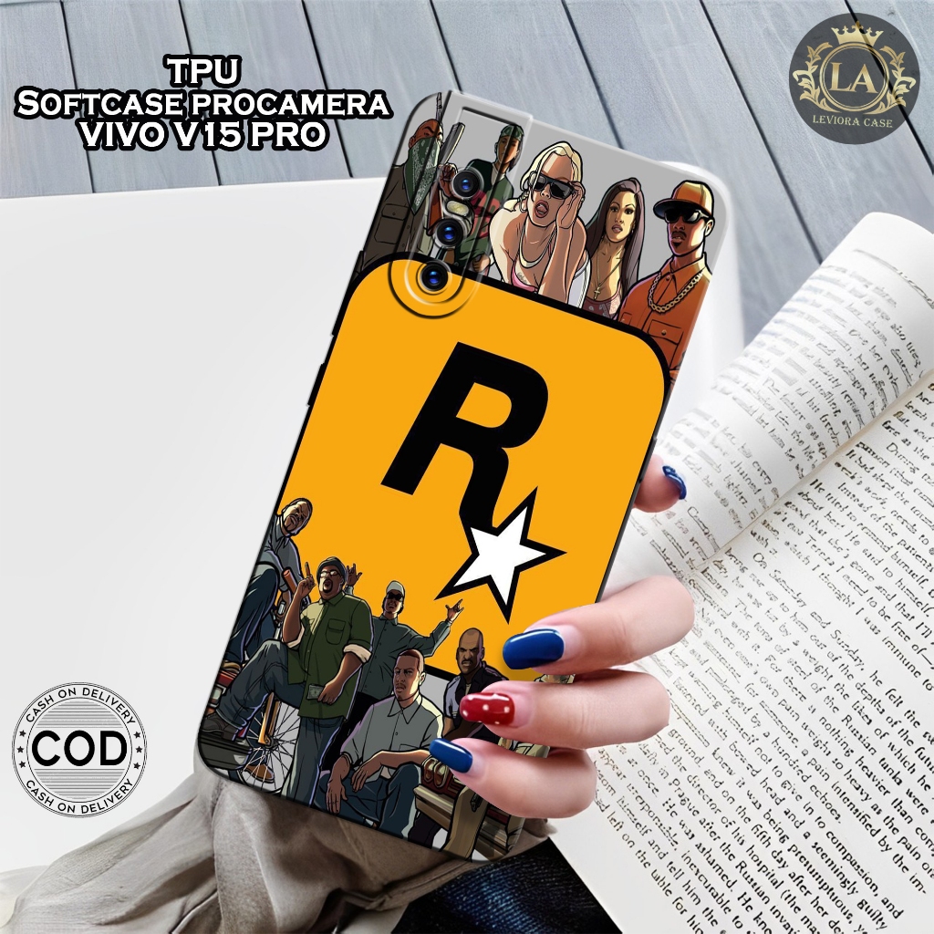HP ล่าสุด VIVO V15 PRO Phone Softcase - GTA Fashion Case - เคส VIVO V15 PRO - ซิลิโคนกล้อง Pro - เคส