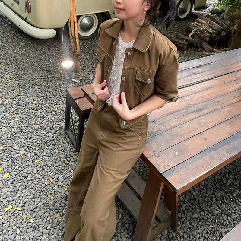 LOULOU - ชุดยีนส์ Gabbi