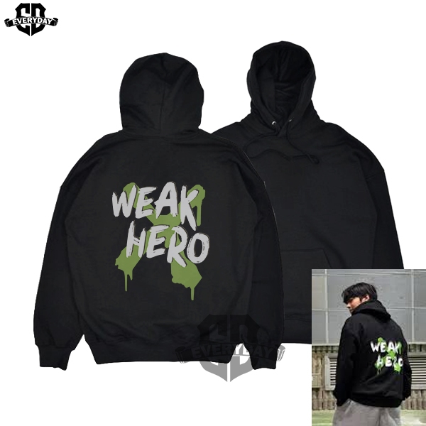 EVERYDAY - Park Hu-Min Kdraa Weak Hero Class Hoodie Jacket เสื้อกันหนาวผ้าฟลีซผ้าฝ้าย