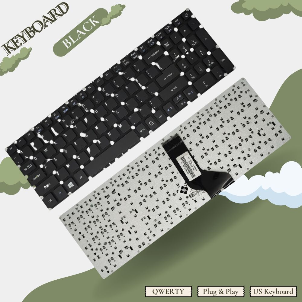 คีย์บอร์ดคุณภาพดีที่สุด Acer Aspire F5-573 F5-573G F5-571 F5-572 F5-572G E5-573 - รับประกัน