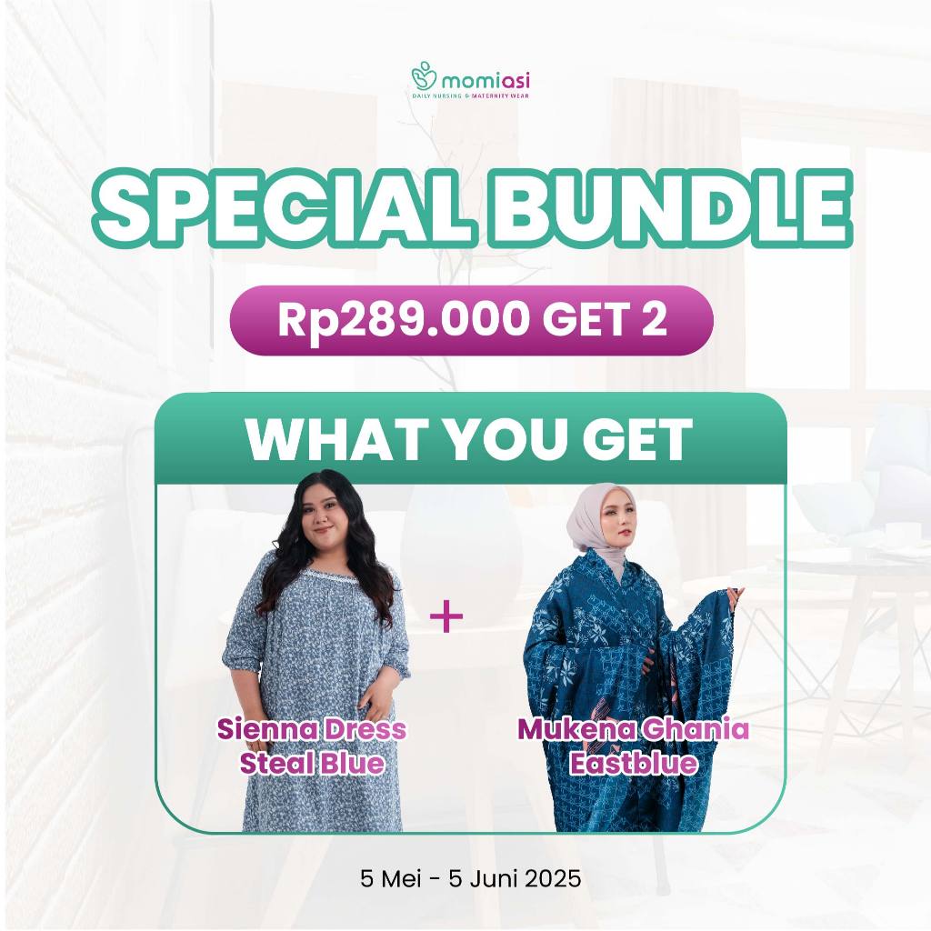 Momiasi - Bundling Sienna พิเศษ - Daster Sienna - Mukena Ghania