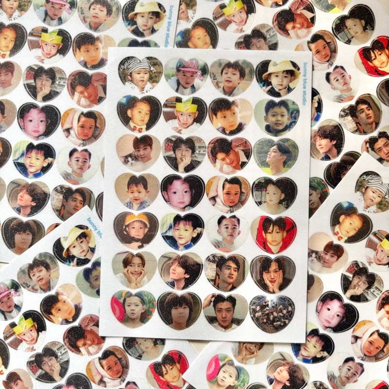 สติ๊กเกอร์กลิตเตอร์ EXOL Aeg