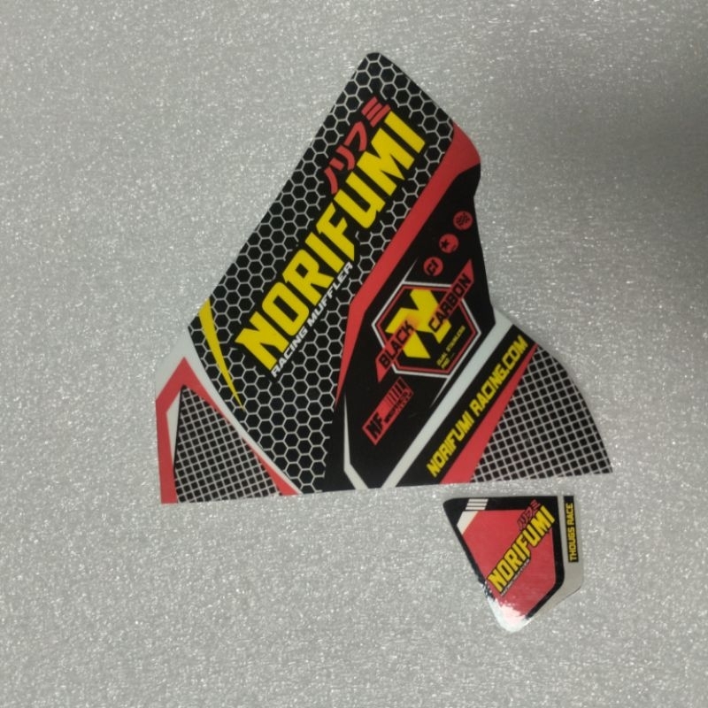 Norifumi ป้ายสติกเกอร์ไอเสียสําหรับ KSR 110/pro Msx 125 CRF 150 KLX All type Xtz xr