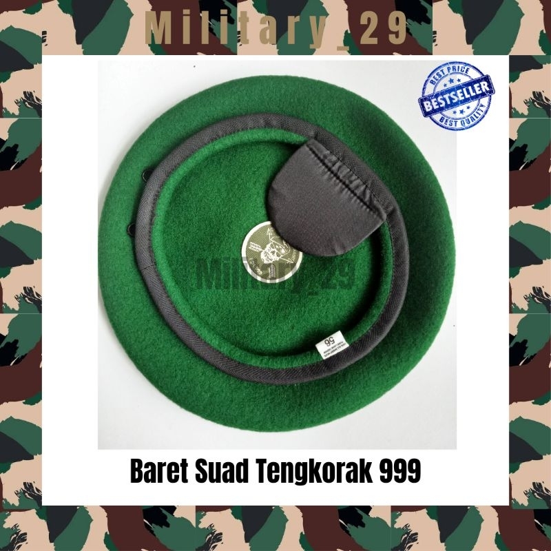 ฮิจาอุ หมวกเบเรต์ ซัว 999 กระโหลก| ทีเอ็นไอ โฆษณา | หมวกเบเร่ต์สีเขียว/หมวกเบเร่ต์ Infantri | หมวกเบ