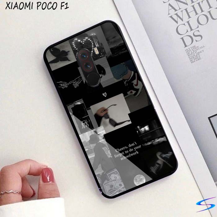 HP ล่าสุด Xiaomi Poco F1 CASE (สีดํา) - เคสโทรศัพท์ - Sheishore - Phone Case - Phone Softcase - Phon