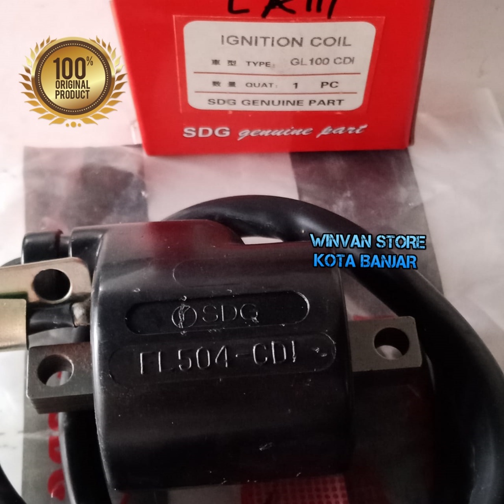 คอยล์จุดระเบิด Honda Gl100 Gl 100 Glpro CDI Gl Pro CDI Honda GL100 CDI Shindengen