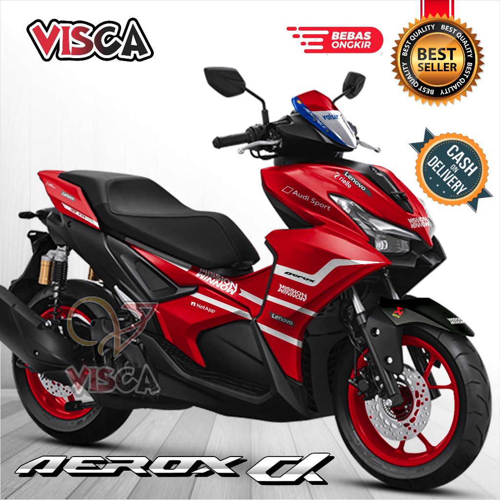 รูปลอก Aerox Alpha Full Body สติกเกอร์ Aerox CX 2025 Cool Striping Aerox Alpha Cx 2025 Variation Dec