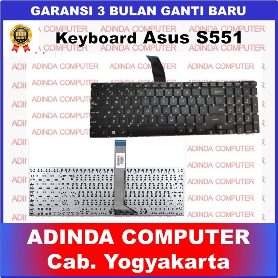 คีย์บอร์ด Asus Vivobook S551 K551LA K551LB K551LN V551 V551L V551LN
