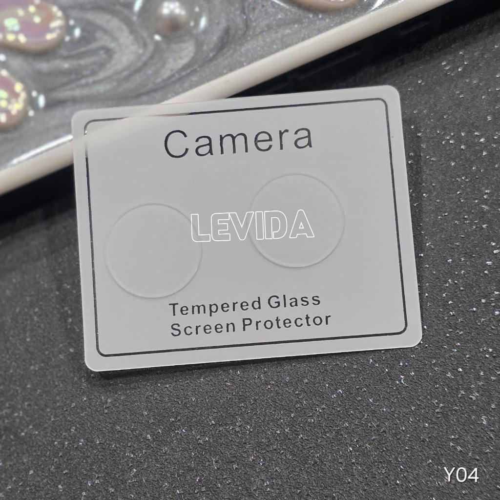 วัสดุกระจกกล้องกระจกนิรภัย / ป้องกันรอยขีดข่วน ฟิล์มกันรอยกล้องกระจกใส Vivo Y400 Vivo Y04 Vivo Y04S 