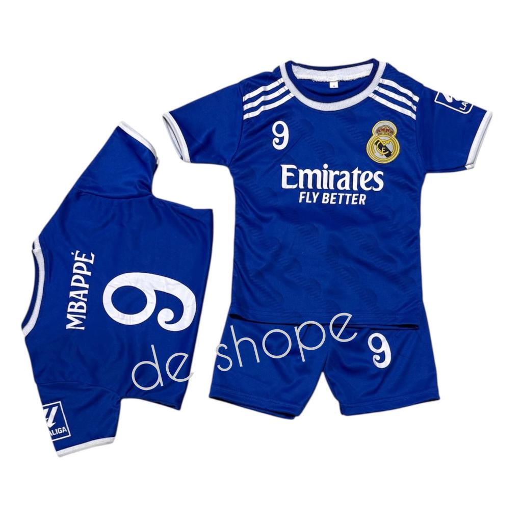 Mbappe เสื้อฟุตบอลเด็ก ชุด 1 ถึง 14 ปี เสื้อฟุตบอลคุณภาพ