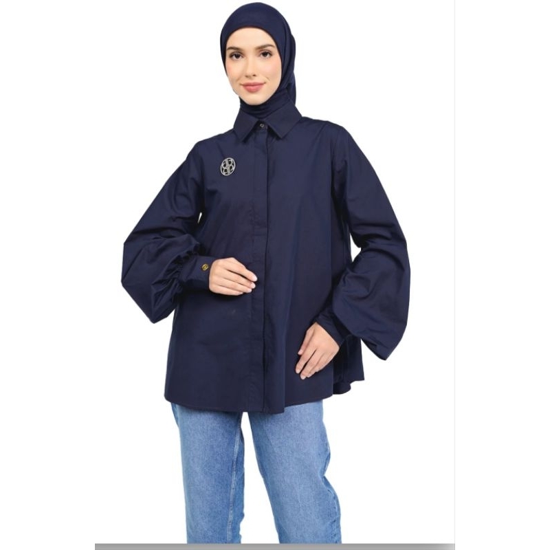 เสื้อ Nada Puspita La Dolce Basic - สีกรมท่า L