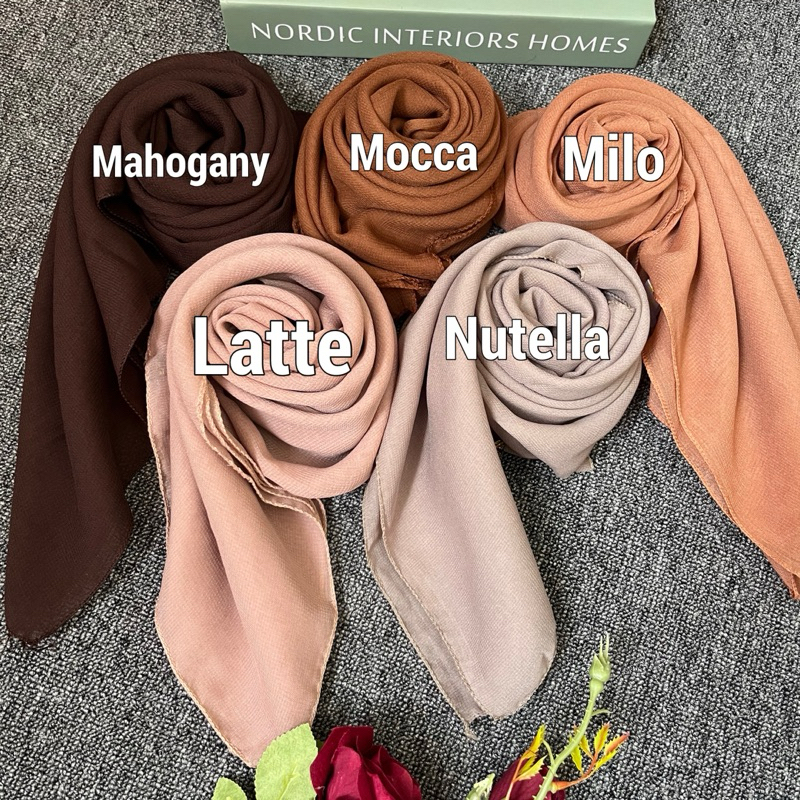 BELLA SQUARE PLAIN HIJAB//BELLA SQUARE//BELLA SQUARE PLAIN