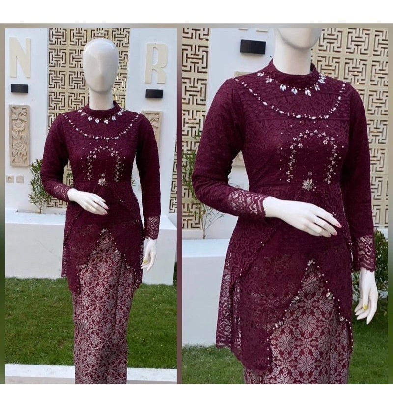 Fiona Payet Tunic/kebaya/modern kebaya top/ Fiona เลื่อม kebaya
