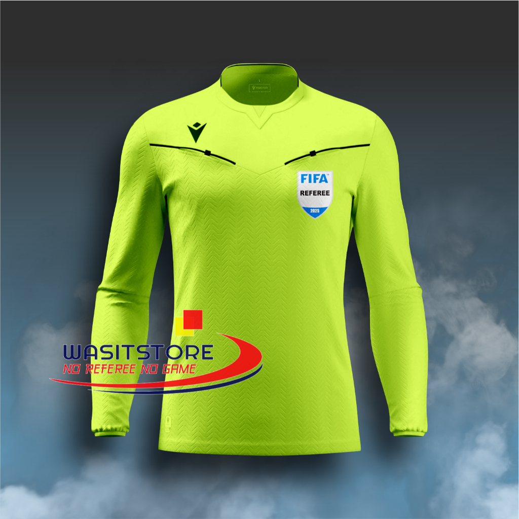CHAMPIONS LEAGUE REFEREE SHIRT, LONG SLEEVE 2023/2024 (FIF REFEREE POCKET)