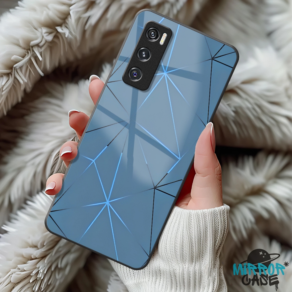 HP Glossy Case Vivo V20 SE Softcase Vivo V2022 Vivo V2023 Phone Case - เคสกระจกเงา -