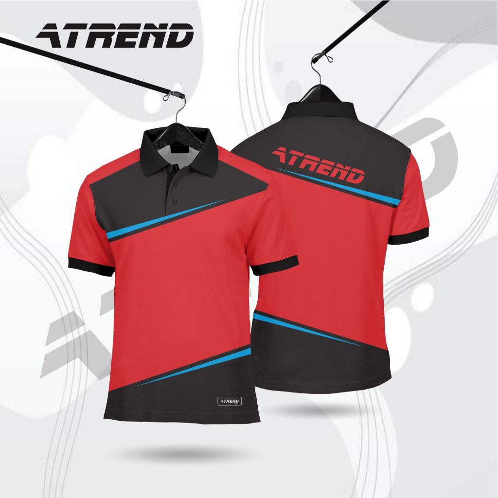 ATREND AT086 เสื้อยืดคอปก DRY-FIT // MENS CASUAL // SPORTS POLO CLOTHES // MENS JERSEY