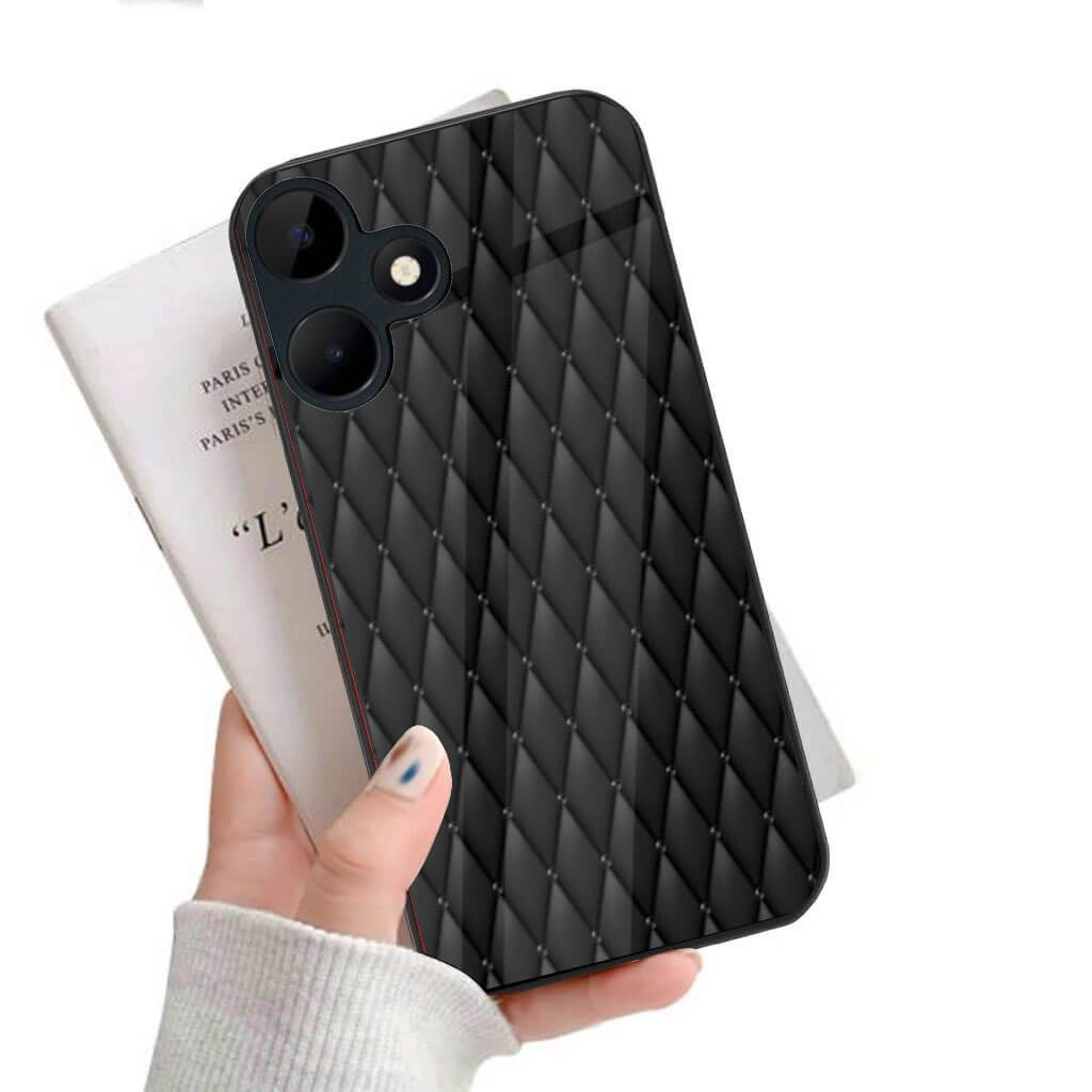 HP (G08) Softcase Glass Kaca สําหรับ INFINIX HOT 30 - INFINIX HOT 30i ใหม่ล่าสุดเคสโทรศัพท์ TPU กันน