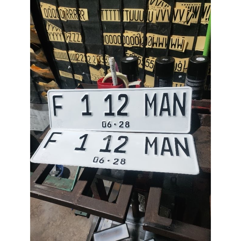 แผ่นตัวเลข CUSTOM m0bil