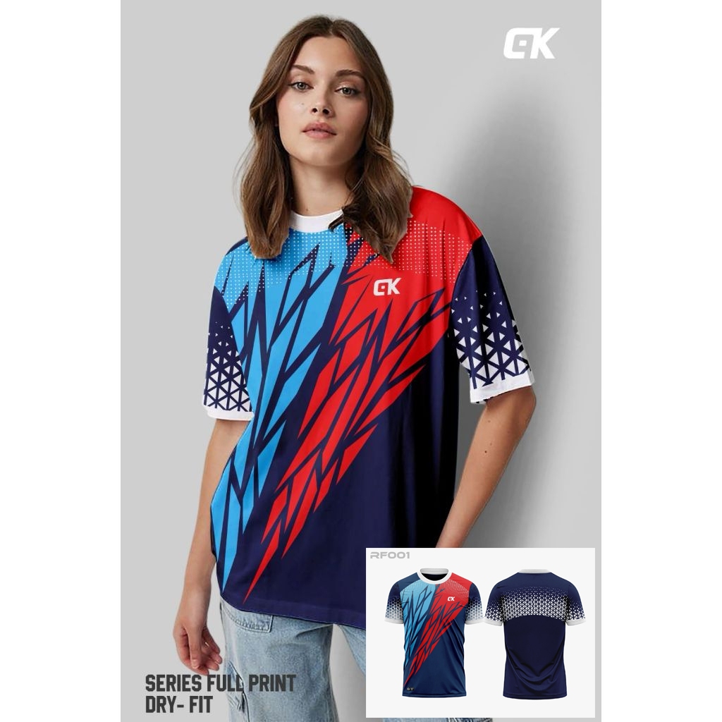 FULL PRINTING SPORTS T-SHIRT TRAINING JERSEY PRINTING