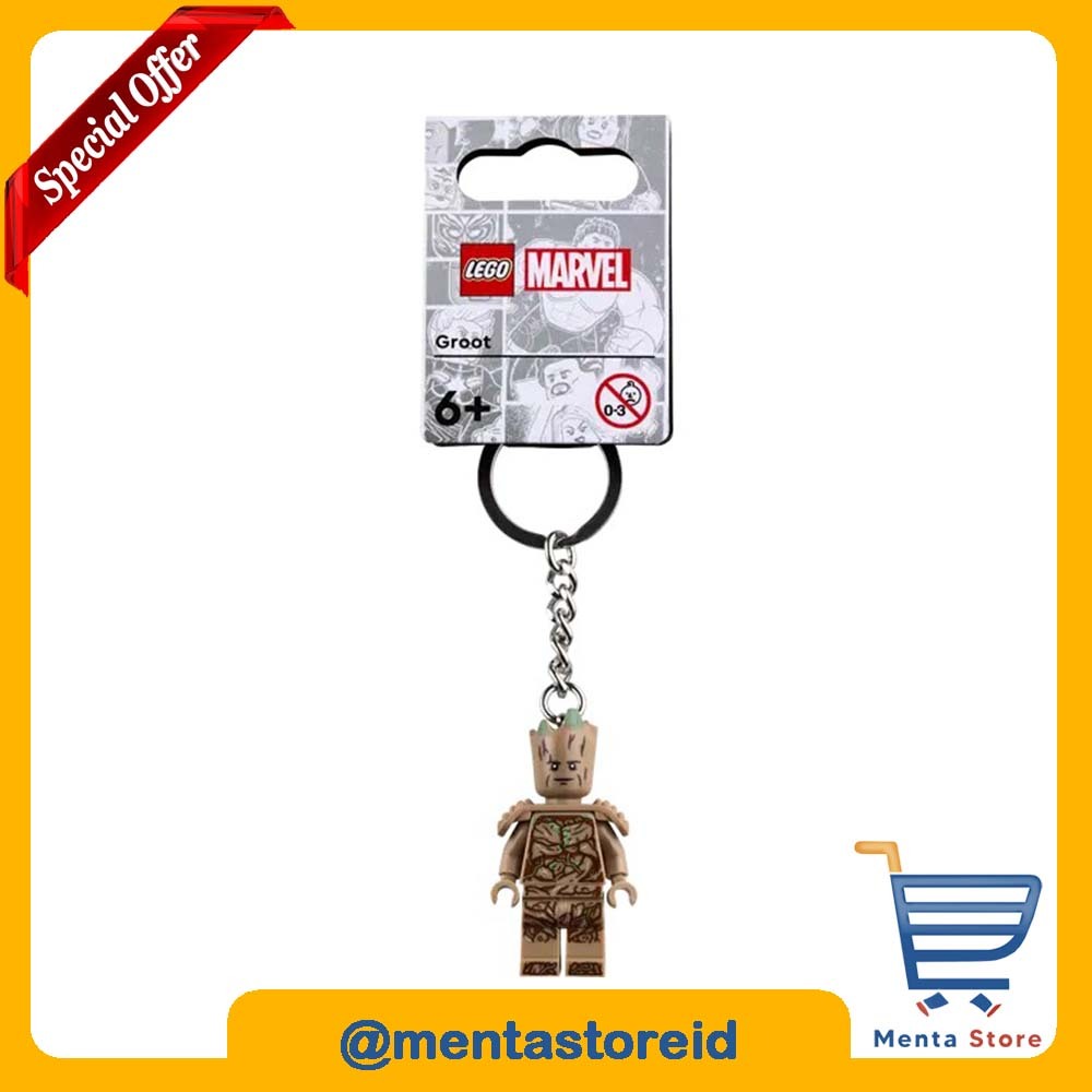 เลโก้ พวงกุญแจ มาร์เวล 854291 Groot Super Heroes Minifigure