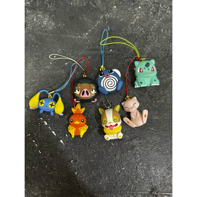 HP GANTUNGAN Lechonk, Torchic, Mew, yamper, chinchikou, โทรศัพท์มือถือ Bulbasaur และพวงกุญแจ