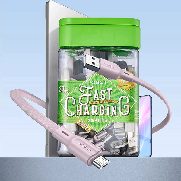 ROBOT RGM100S MICRO DATA CABLE ROBOT RGM100 สายชาร์จต่อชิ้น