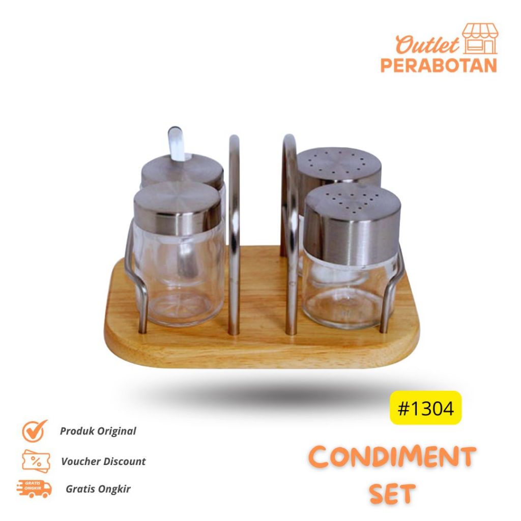 CONDIMENT SET / SPICE BOX 1304
