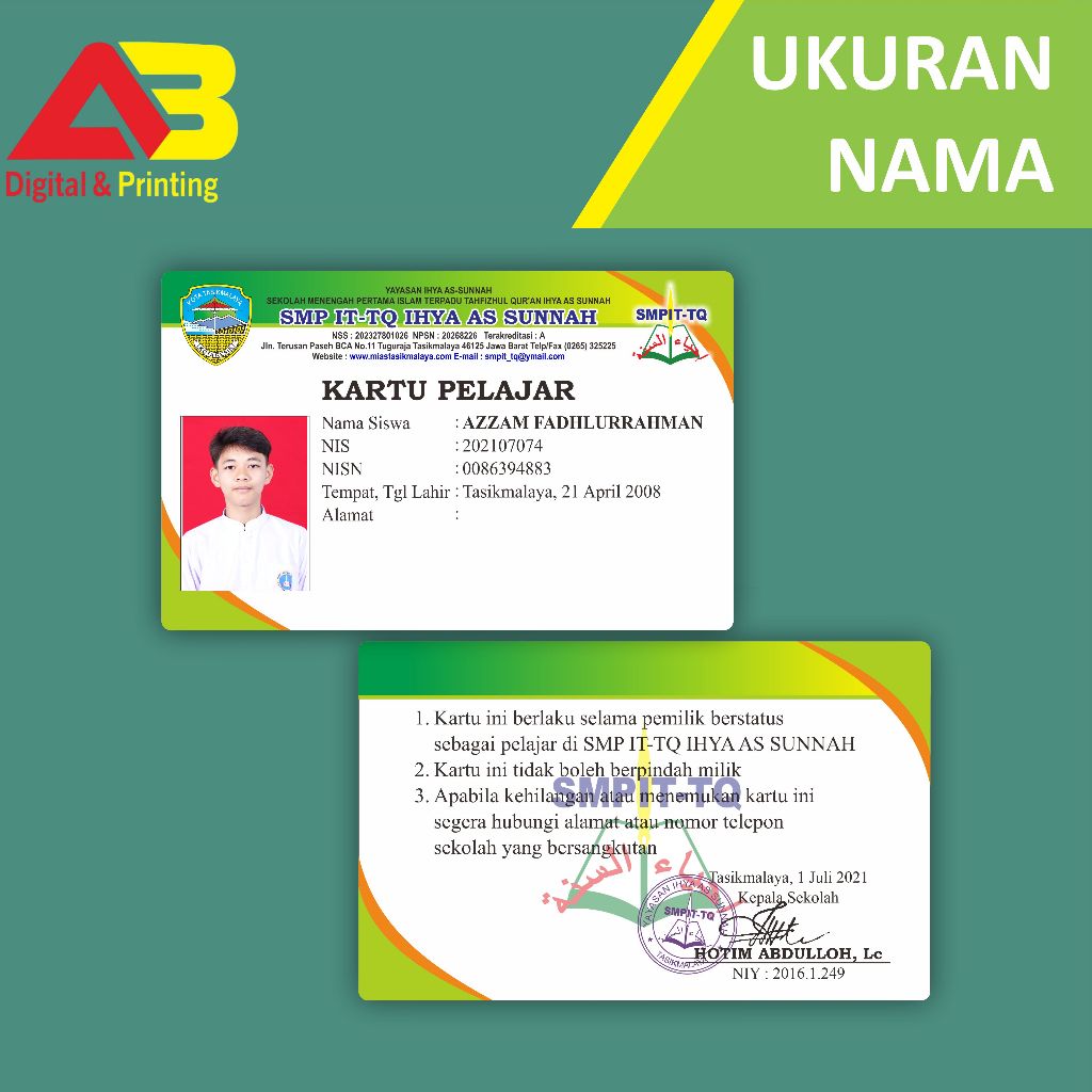 พิมพ์Pvc Id CadนักเรียนKATAสมาชิกAnti-Fadeหนา0.96