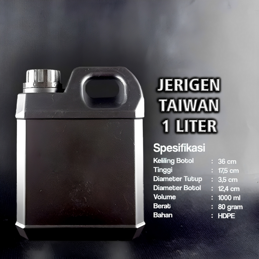 1 ลิตร BLACK JERRY CAN / 1000ML TAIWAN BLACK JERRY CAN