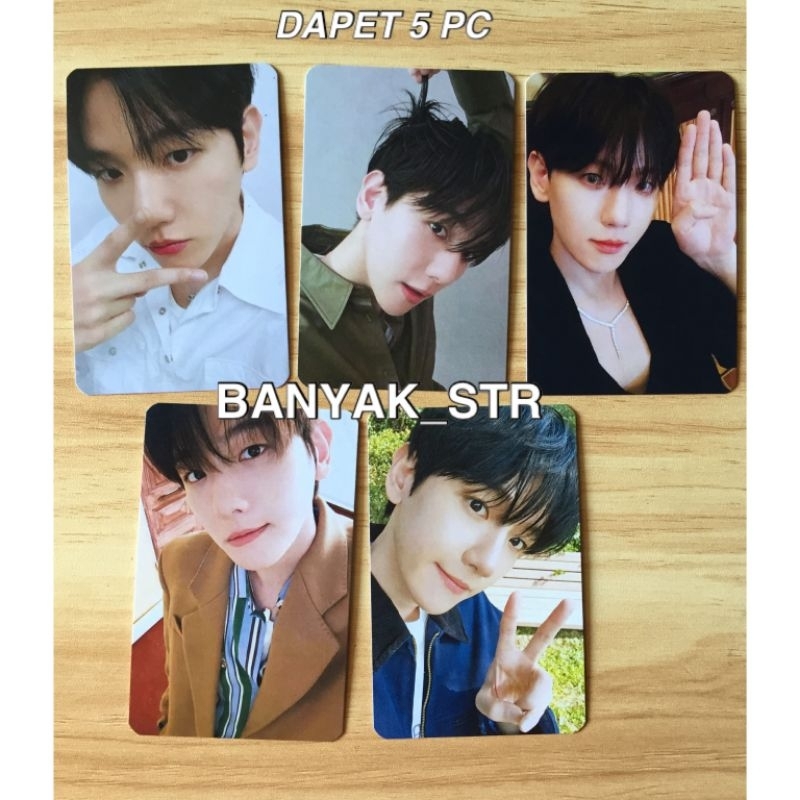 5 โฟโต้การ์ด BAEKHYUN EXO SELCA / 5 โฟโต้การ์ด BYUN BAEKHYUN SELCA