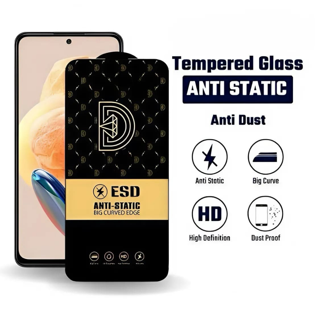 1 pcs กระจกนิรภัย Anti Static Samsung A35/A55 A01 A05S A06S A05 A06 A04S A04 A04E A02 A02S A36 A56 A