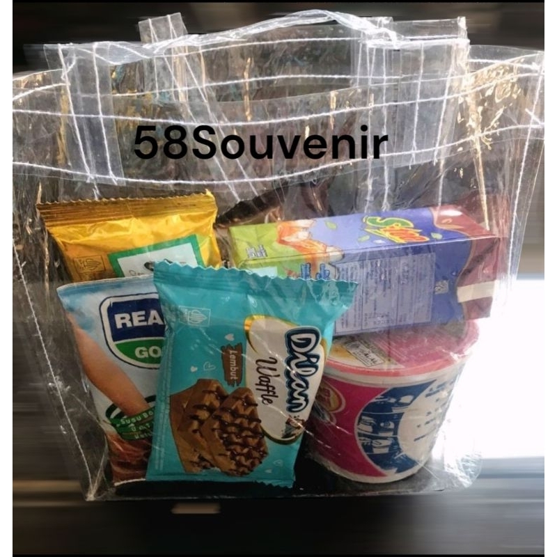 กระเป๋าวันเกิดเด็ก P20xW10xH20 Mica โปร่งใส