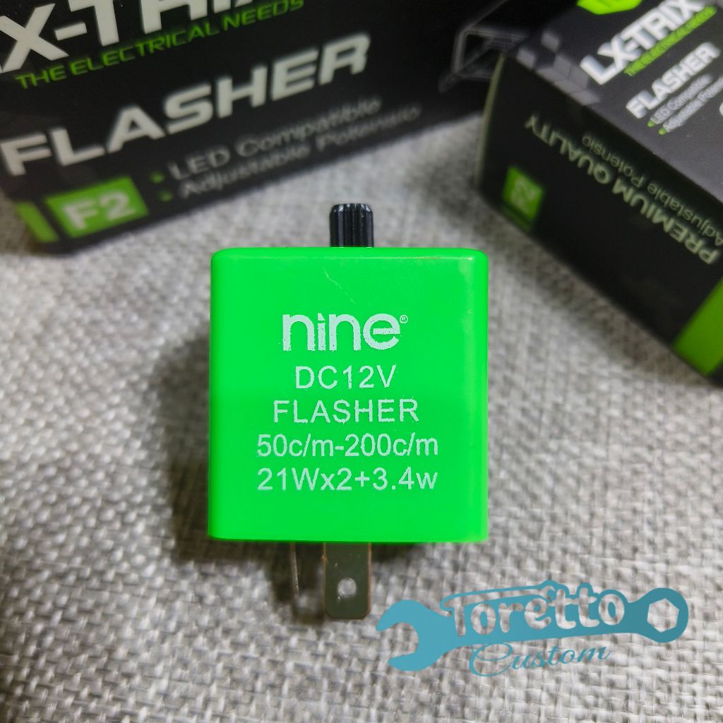 FLASHER LUMINOS LX-TRIX F2 ปรับความเร็วได้ไฟเลี้ยวมอเตอร์ไซค์มีการตั้งค่า ORIGINAL LUMINOS