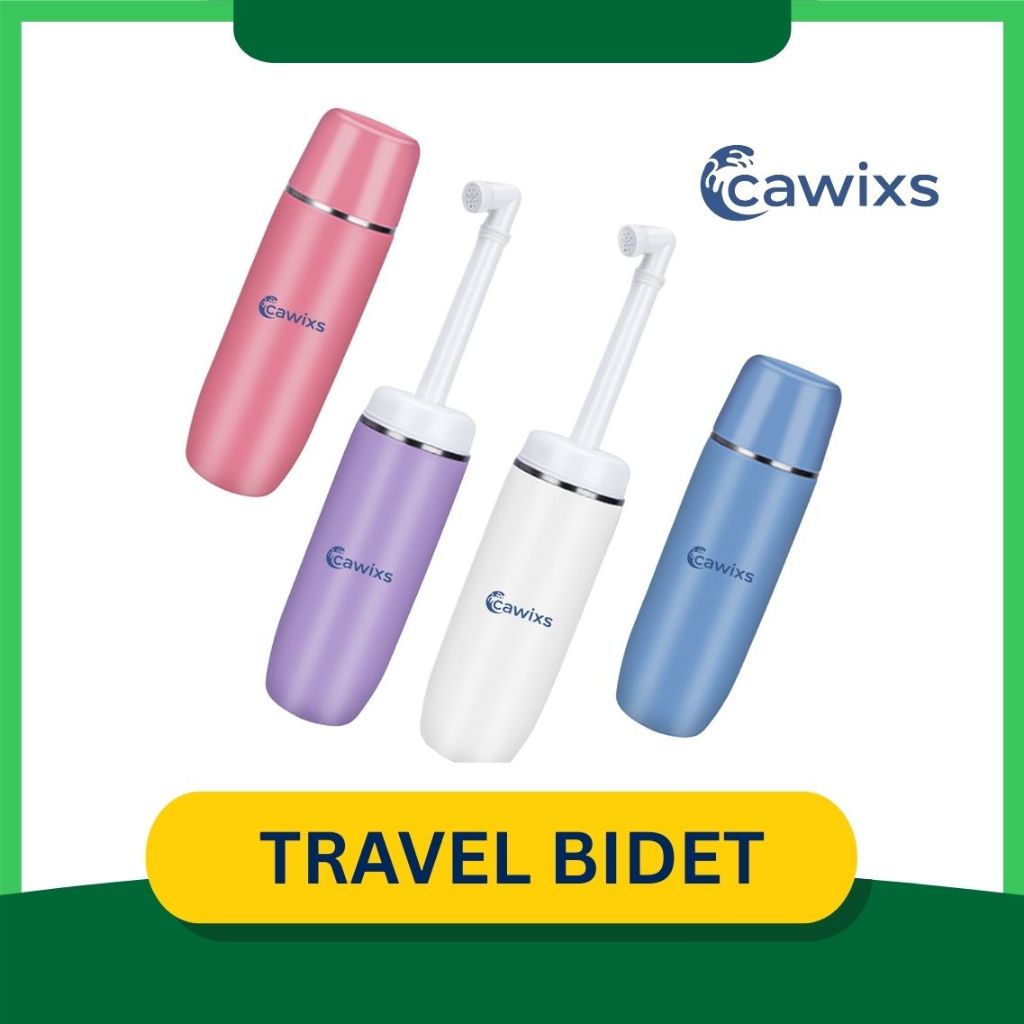 Cawixs แบบพกพา Bidet Sprayer ทําความสะอาดส่วนบุคคลขวดซักผ้าสามารถพกพาน้ํา