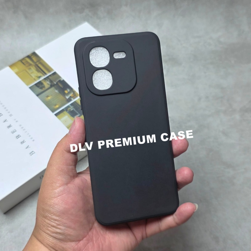 IQOO Z9X MACAROON BLACK PREMIUM SOFT CASE สีดํา IQOO Z9X