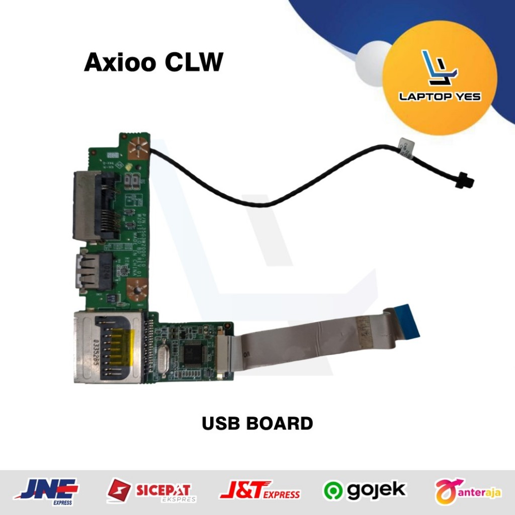 LAN SDcard พอร์ต USB บอร์ดแล็ปท็อป Axioo CLW ของแท้