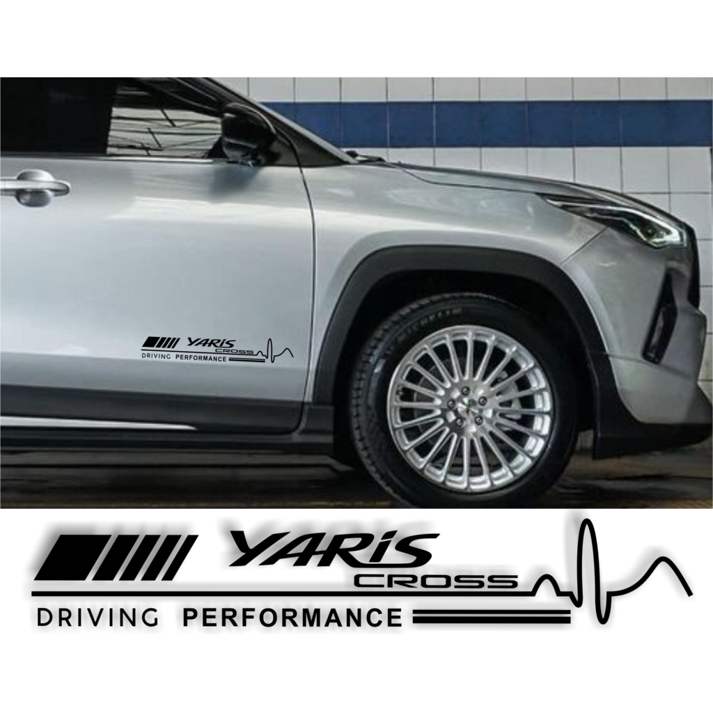 สติ๊กเกอร์ Toyota Yaris Cross 2023 Yaris Cross อุปกรณ์ตกแต่งรถยนต์