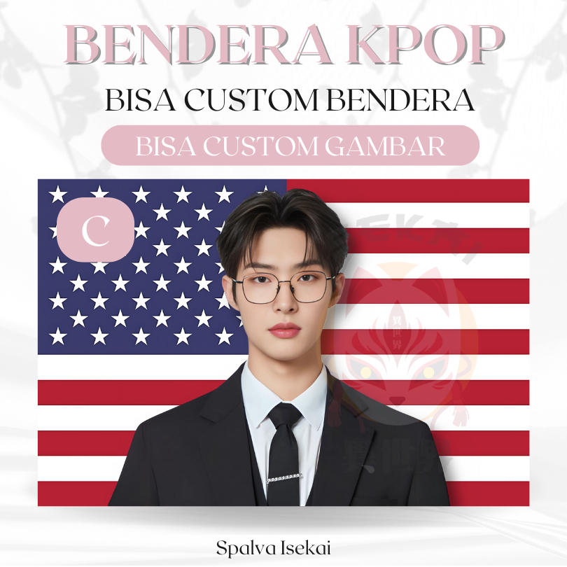 AMERICA KPOP SONG MINGI ATEZ Flag / โปสเตอร์ KPOP / KPOP FLAG / พรม KPOP / พรมKpop