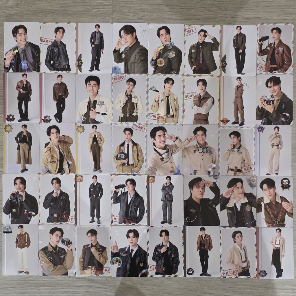 GMMTV CC LOL Fanfest 2025: การ์ดสะสมอย่างเป็นทางการ Lovemosphere - Earth Mix Boun Prem Book จุง Jimm