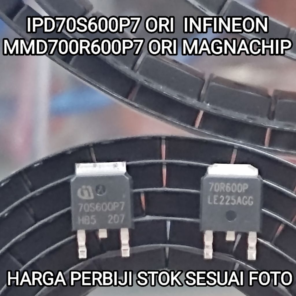 MOSFET SMD 700S600P7 IPD700S600P7 MMD700R600P7 ต้นฉบับ INFINEON MAGNACHIP TO252