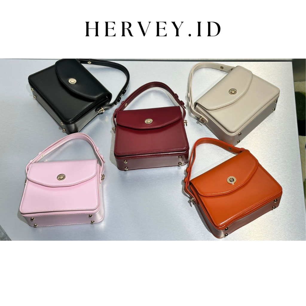 Premium Hervey Jardin Vintage Bag - กระเป๋าไฮเอนด์และมีระดับ หนังวีแกน พรีเมี่ยม