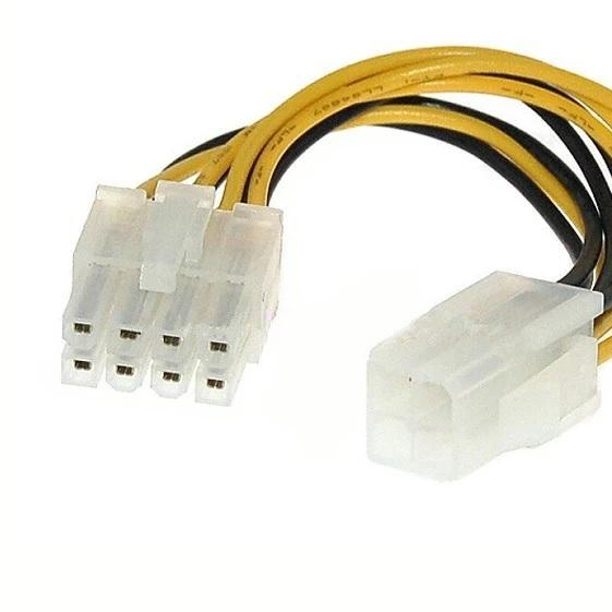 4 Pin Male to 8 Pin Female Power Supply สาย PSU