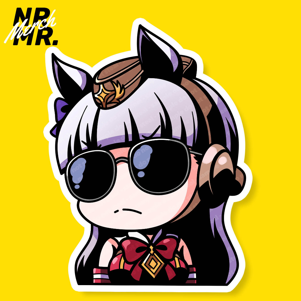Gold Ship Chibi Uma Musume Pretty Derby Fanmade สติ๊กเกอร์ไวนิล