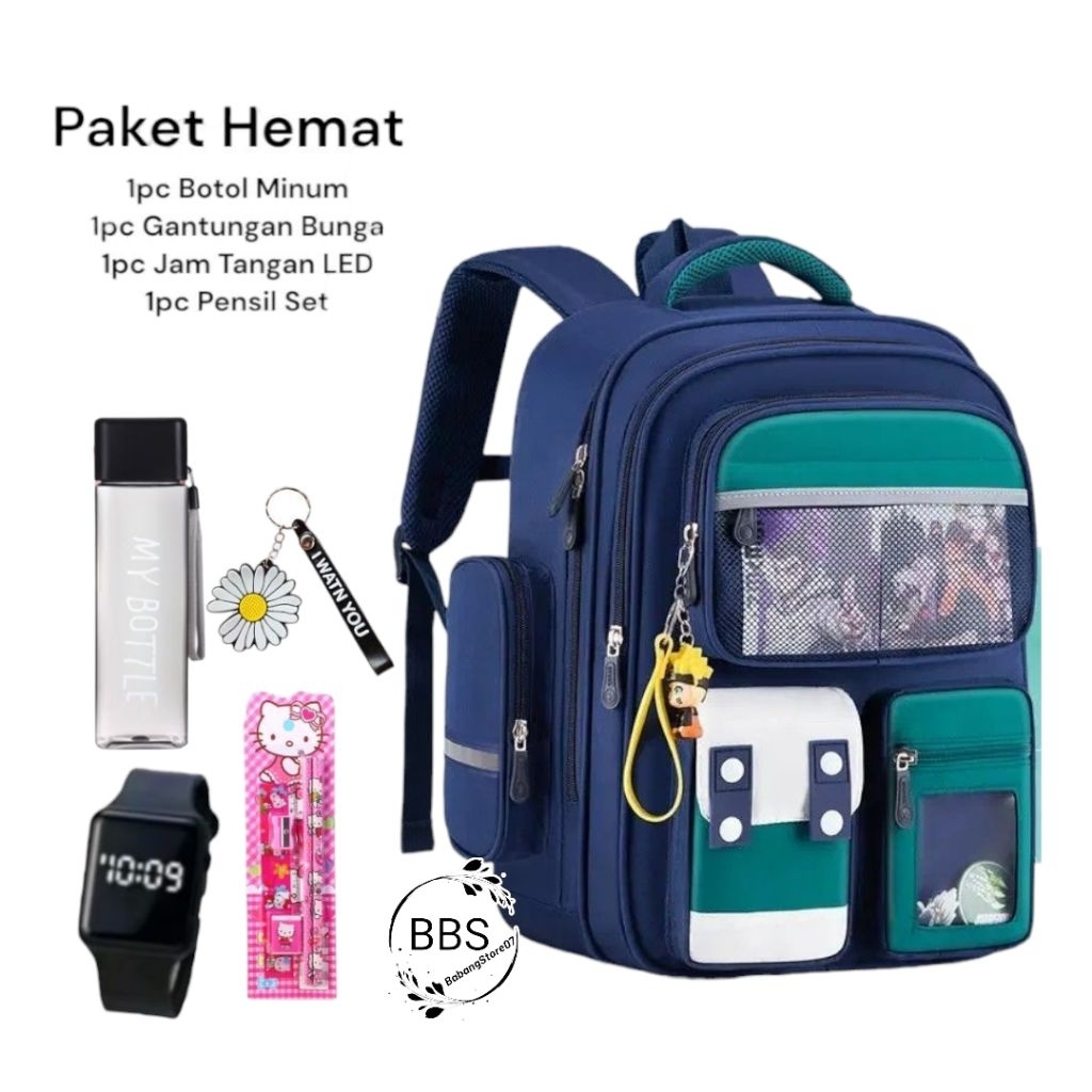 BBS READY NEWEST MODEL School Bags MANY BONUSES Elementary School Girls School Bags with cute motifs