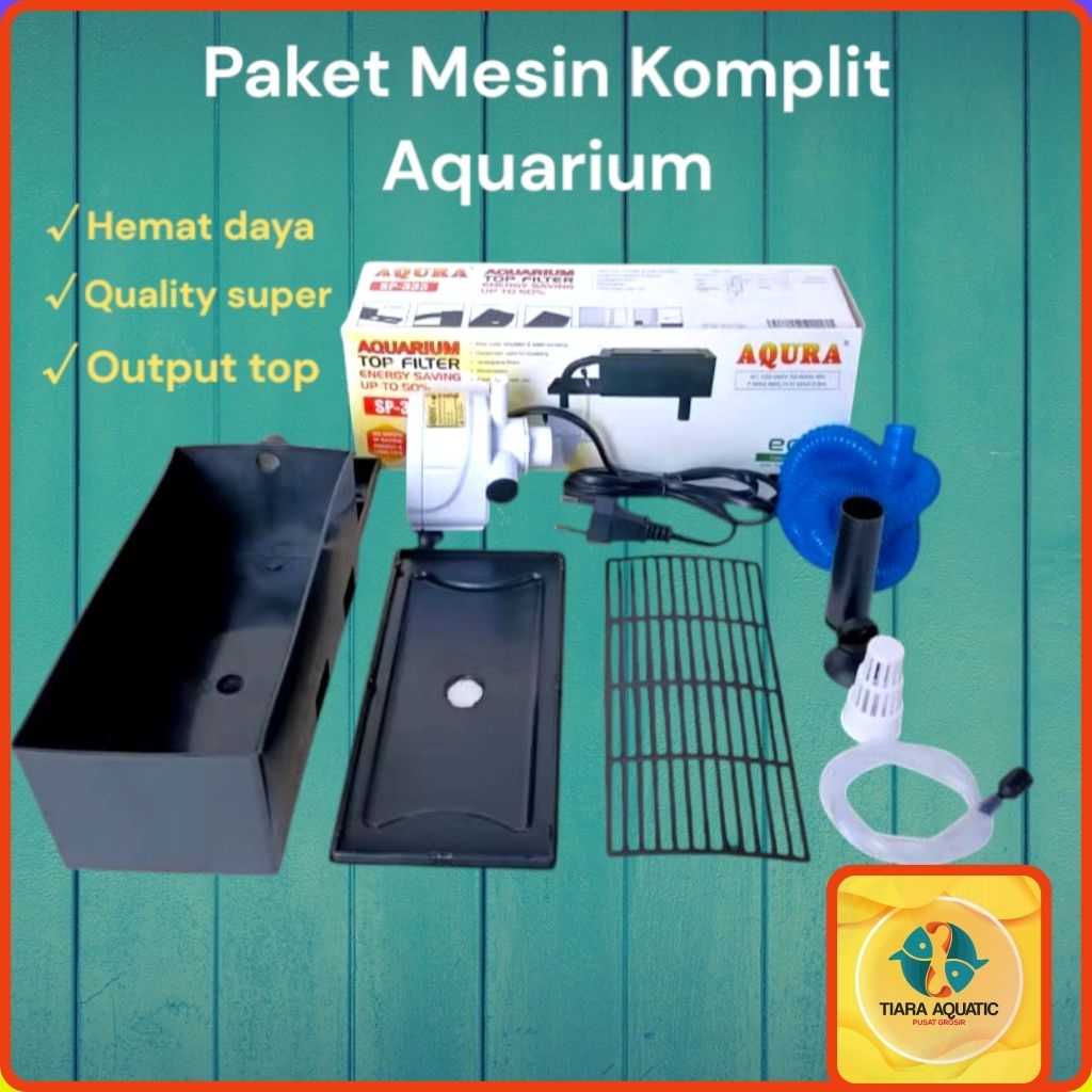 Aquarium Aqura Asp 333 สีเหลือง แพ็คเกจกรอง