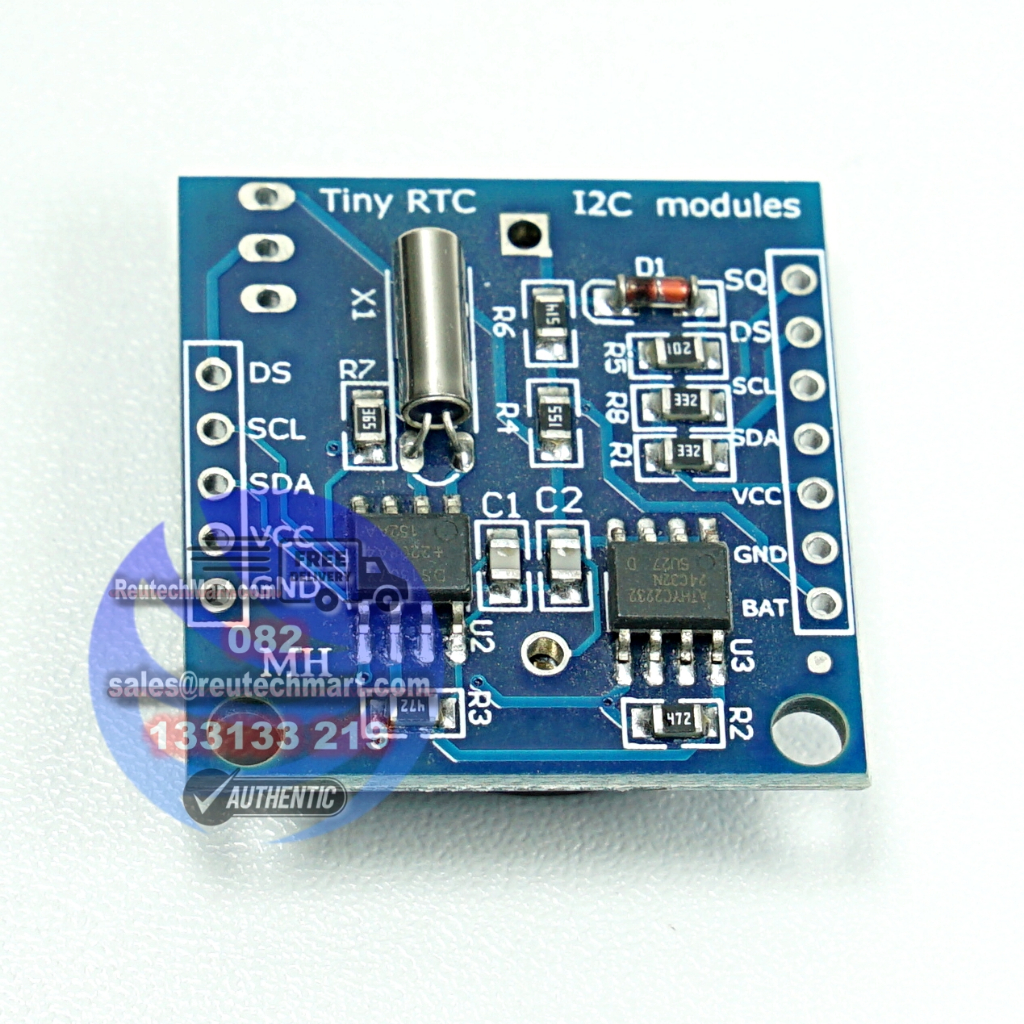 RTC I2C โมดูล 24C32 DS1307 RTC โมดูล