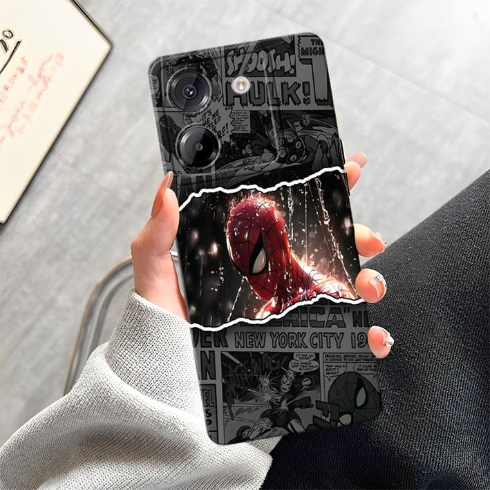 เคส HP POCO M7 PRO/POCO M6/POCO X6/POCO X7/POCO X6 PRO/POCO X7 PRO/POCO X5/POCO X5 PRO กล้องอ่อน PRO