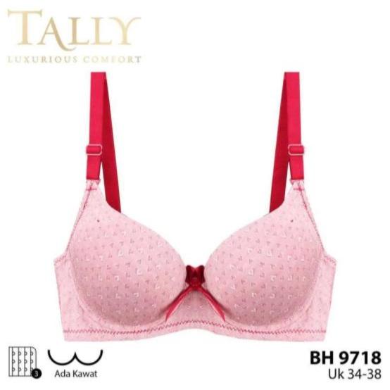 Tally Bra UK 34 Thin Foam Cup B Wire - BH 9718