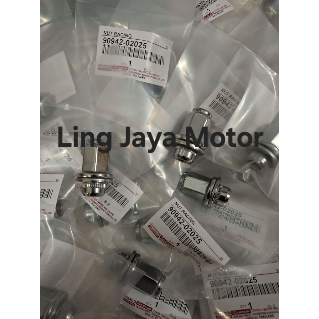 RACING NUT WHEEL NUT BOLT NUR RACING INNOVA HILUX FORTUNER 90942-02025