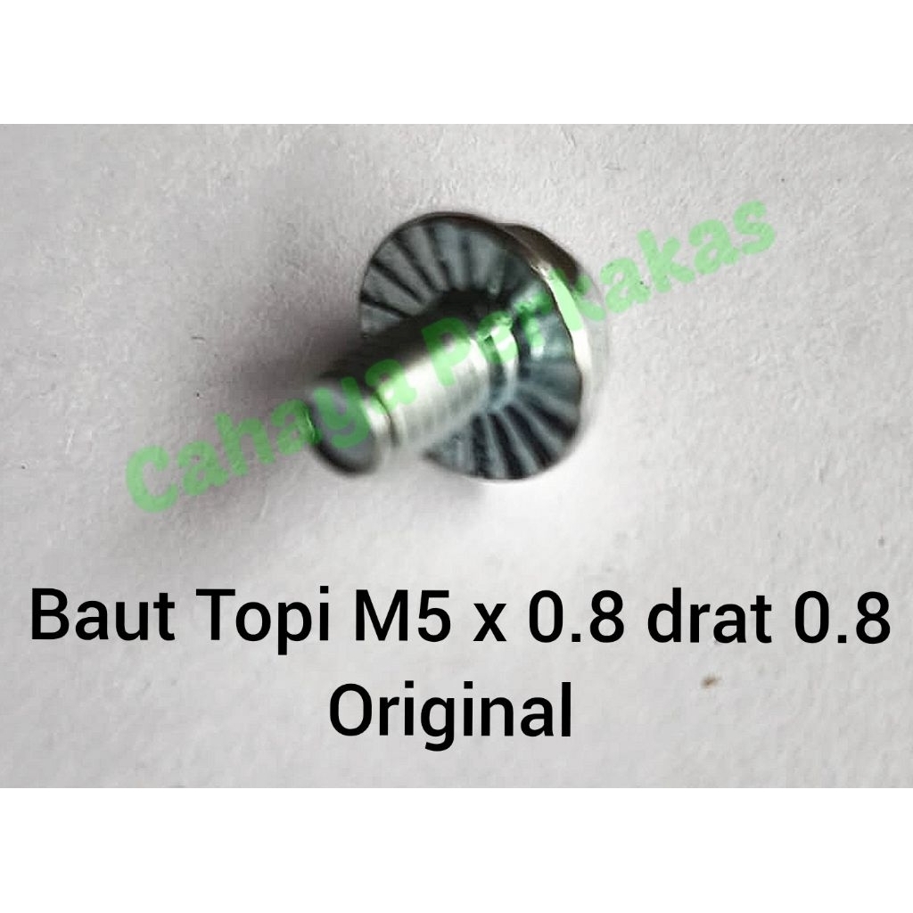K Bolt Cap Hex Flange Bolt M5 x 0.8 เกลียว 0.8 รถมอเตอร์เดิม